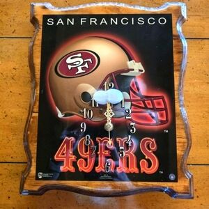 Vintage 1996  NFL Officially Licensed  San Francisco 49er Wall Clock